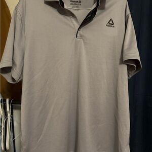 Reebok Men's Gray Polo Shirt